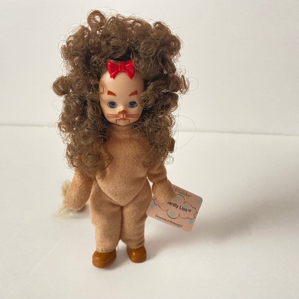 Madame Alexander Cowardly Lion Doll 2007 Brown Wizard of Oz McDonald’s Toy